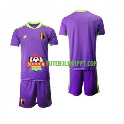 Camisola Júnior Bélgica Courtois 1 Guarda-redes Alternativa Equipamento 2021-2022 Manga Curta