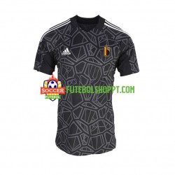 Camisola Homem Bélgica Guarda-redes Principais Equipamento Mundial 2022 Manga Curta