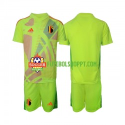 Camisola Júnior Bélgica Guarda-redes Alternativa Equipamento Euro 2024 Manga Curta