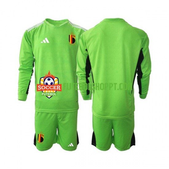 Camisola Júnior Bélgica Guarda-redes Principais Equipamento 2021-2022 Manga Comprida