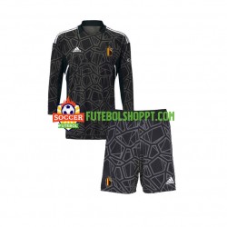 Camisola Júnior Bélgica Guarda-redes Principais Equipamento Mundial 2022 Manga Comprida