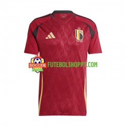 Camisola Homem Bélgica Principais Equipamento Euro 2024 Manga Curta