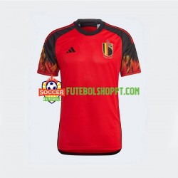 Camisola Homem Bélgica Principais Equipamento Mundial 2022 Manga Curta