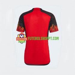Camisola Homem Bélgica Principais Equipamento Mundial 2022 Manga Curta