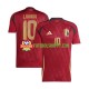 Camisola Homem Bélgica Romelu Lukaku 10 Principais Equipamento Euro 2024 Manga Curta