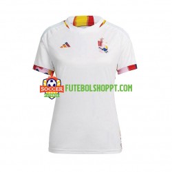 Camisola Mulher Bélgica Alternativa Equipamento Mundial 2022 Manga Curta