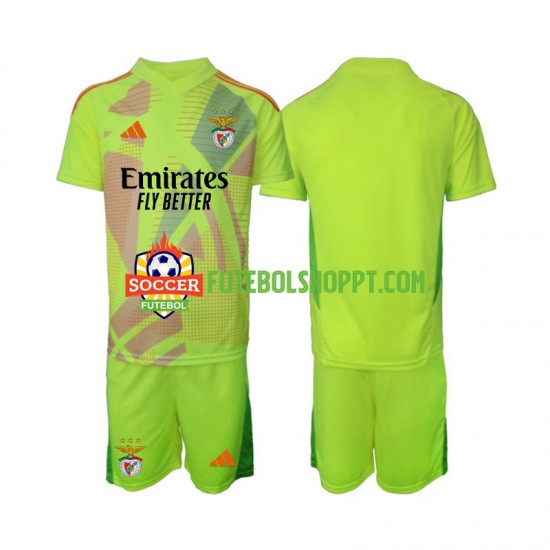 Camisola Júnior Benfica Guarda-redes Principais Equipamento 2024-2025 Manga Curta