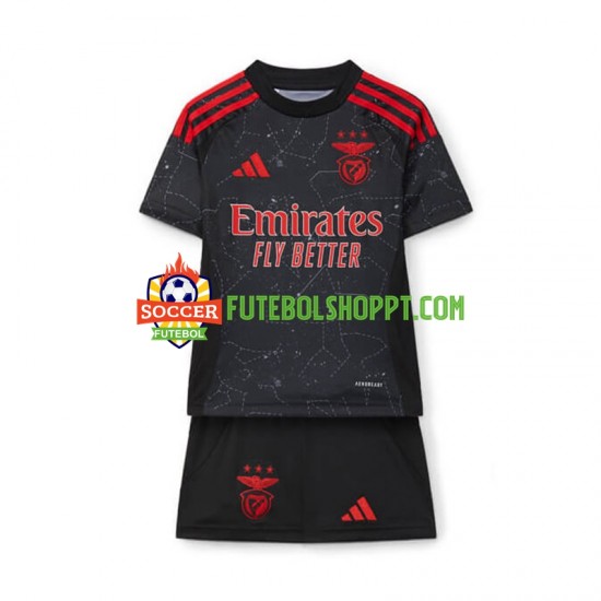 Camisola Júnior Benfica Alternativa Equipamento 2024-2025 Manga Curta