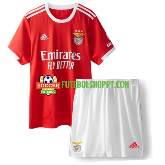 Camisola Júnior Benfica Principais Equipamento 2022-2023 Manga Curta