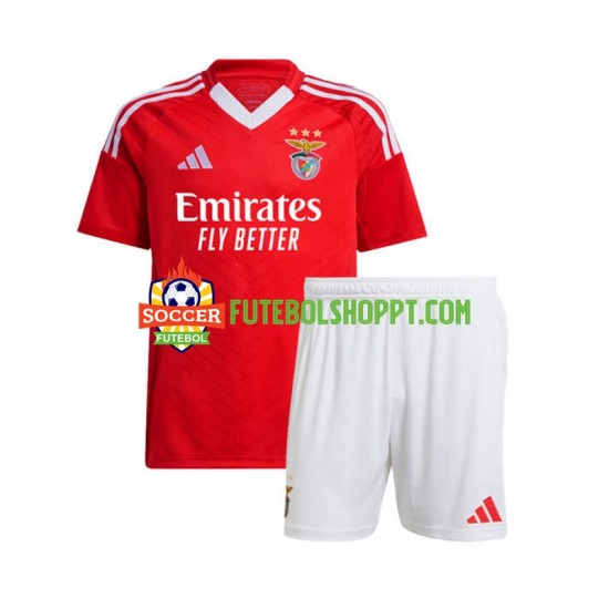 Camisola Júnior Benfica Principais Equipamento 2024-2025 Manga Curta