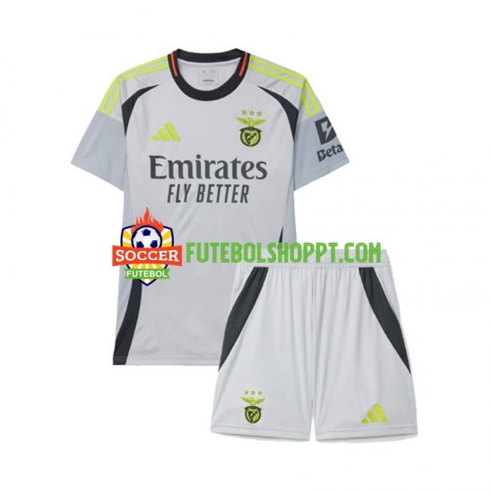 Camisola Júnior Benfica Terceiro Equipamento 2024-2025 Manga Curta