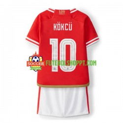 Camisola Júnior Benfica Orkun Kokcu 10 Principais Equipamento 2023-2024 Manga Curta