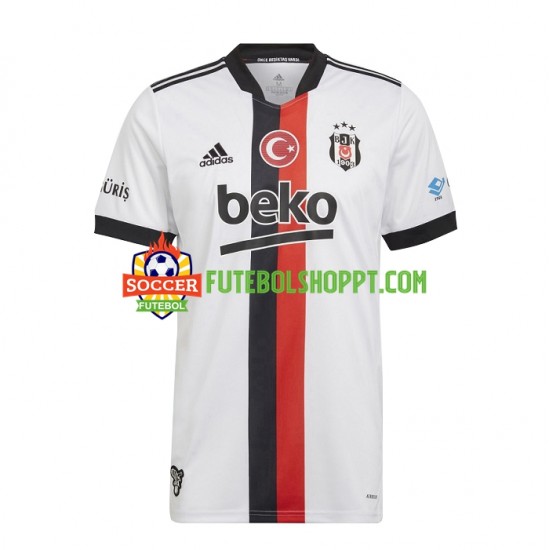 Camisola Homem Besiktas Principais Equipamento 2021-2022 Manga Curta
