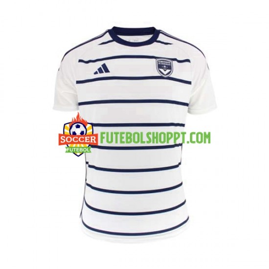 Camisola Homem Bordeaux Alternativa Equipamento 2023-2024 Manga Curta