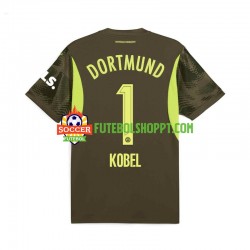 Camisola Homem Borussia Dortmund Gregor Kobel 1 Guarda-redes Alternativa Equipamento 2024-2025 Manga Curta Camisola Homem Borussia Dortmund Gregor Kobel 1 Guarda-redes Alternativa Equipamento 2024-2025 Manga Curta