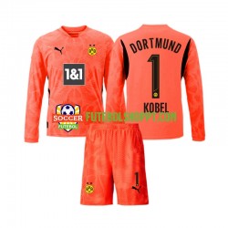 Camisola Júnior Borussia Dortmund Gregor Kobel 1 Guarda-redes Terceiro Equipamento 2024-2025 Manga Comprida