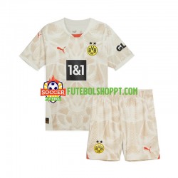 Camisola Júnior Borussia Dortmund Guarda-redes Alternativa Equipamento 2024-2025 Manga Curta