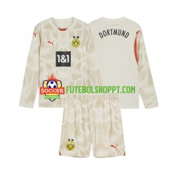 Camisola Júnior Borussia Dortmund Guarda-redes Principais Equipamento 2024-2025 Manga Comprida