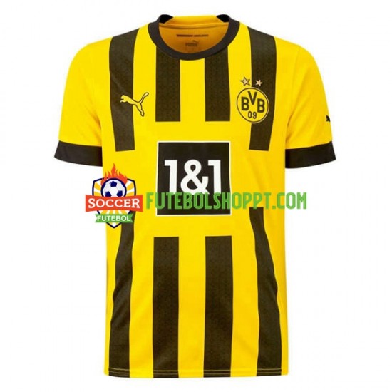 Camisola Homem Borussia Dortmund Principais Equipamento 2022-2023 Manga Curta