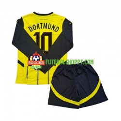 Camisola Júnior Borussia Dortmund Julian Brandt 10 Principais Equipamento 2024-2025 Manga Comprida
