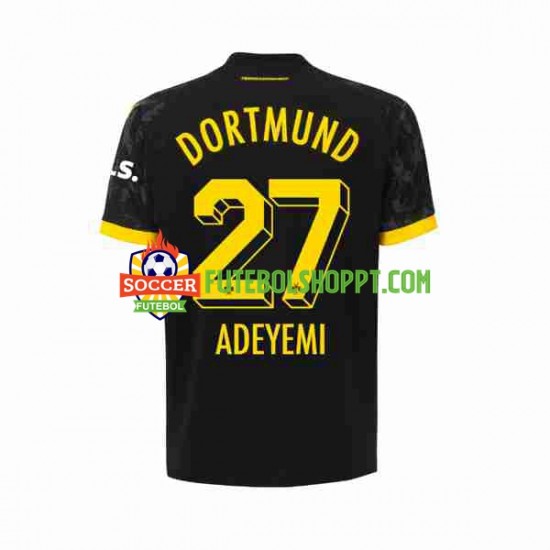 Camisola Homem Borussia Dortmund Karim Adeyemi 27 Alternativa Equipamento 2023-2024 Manga Curta