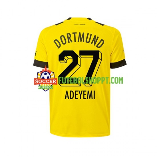 Camisola Homem Borussia Dortmund Karim Adeyemi 27 Principais Equipamento 2022-2023 Manga Curta