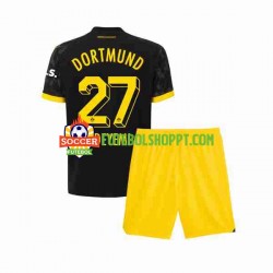 Camisola Júnior Borussia Dortmund Karim Adeyemi 27 Alternativa Equipamento 2023-2024 Manga Curta