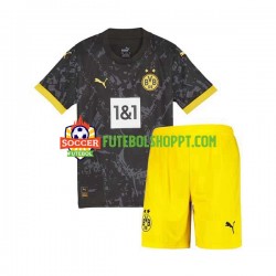 Camisola Júnior Borussia Dortmund Alternativa Equipamento 2023-2024 Manga Curta