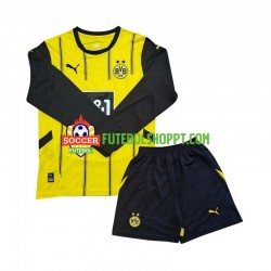 Camisola Júnior Borussia Dortmund Principais Equipamento 2024-2025 Manga Comprida