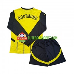 Camisola Júnior Borussia Dortmund Principais Equipamento 2024-2025 Manga Comprida