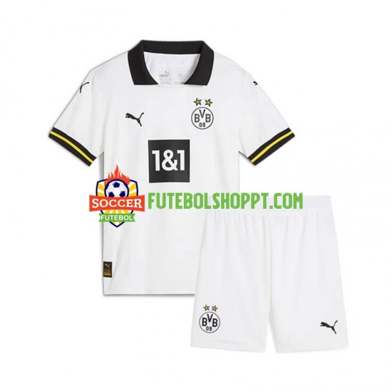 Camisola Júnior Borussia Dortmund Terceiro Equipamento 2024-2025 Manga Curta