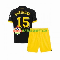 Camisola Júnior Borussia Dortmund Mats Hummels 15 Alternativa Equipamento 2023-2024 Manga Curta