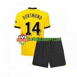Camisola Júnior Borussia Dortmund Niclas Fullkrug 14 Principais Equipamento 2023-2024 Manga Curta