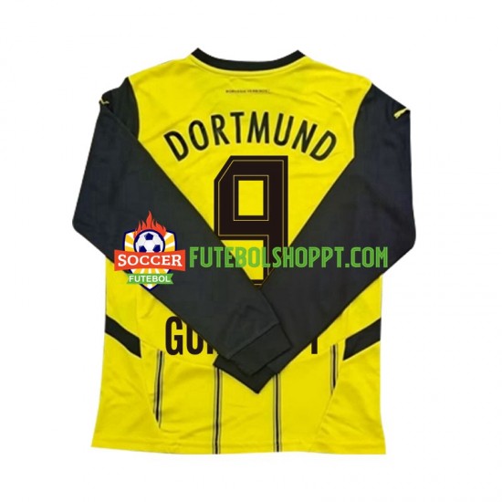 Camisola Homem Borussia Dortmund Serhou Guirassy 9 Principais Equipamento 2024-2025 Manga Comprida