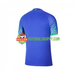 Camisola Homem Brasil Alternativa Equipamento Mundial 2022 Manga Curta
