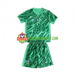 Camisola Júnior Brasil Guarda-redes Terceiro Equipamento 2024 Manga Curta