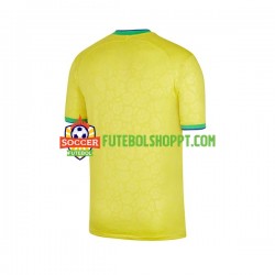Camisola Homem Brasil Principais Equipamento Mundial 2022 Manga Curta