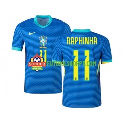 Camisola Homem Brasil RAPHINHA 11 Alternativa Equipamento 2024 Manga Curta