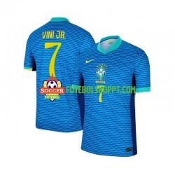 Camisola Homem Brasil Vinicius Junior 7 Alternativa Equipamento 2024 Manga Curta