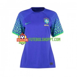 Camisola Mulher Brasil Alternativa Equipamento Mundial 2022 Manga Curta