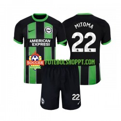 Camisola Júnior Brighton Hove Albion Mitoma 22 Alternativa Equipamento 2023-2024 Manga Curta