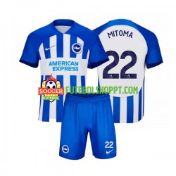 Camisola Júnior Brighton Hove Albion Mitoma 22 Principais Equipamento 2023-2024 Manga Curta
