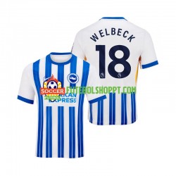 Camisola Homem Brighton Hove Albion WELBECK 18 Principais Equipamento 2024-2025 Manga Curta