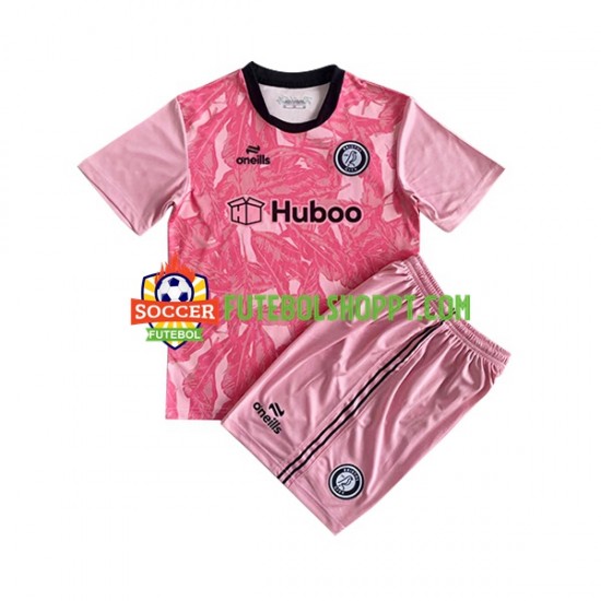 Camisola Júnior Bristol City Guarda-redes Quarto Equipamento 2022-2023 Manga Curta