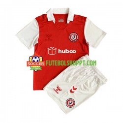 Camisola Júnior Bristol City Principais Equipamento 2022-2023 Manga Curta