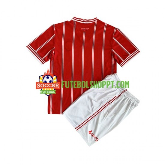 Camisola Júnior Bristol City Principais Equipamento 2023-2024 Manga Curta