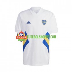 Camisola Homem CA Boca Juniors Icon Retro Principais Equipamento 2022-2023 Manga Curta