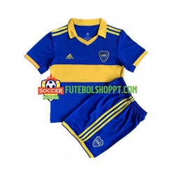 Camisola Júnior CA Boca Juniors Principais Equipamento 2022-2023 Manga Curta