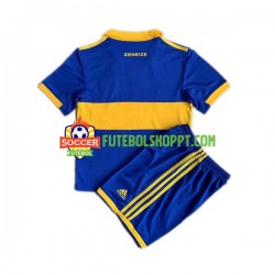 Camisola Júnior CA Boca Juniors Principais Equipamento 2022-2023 Manga Curta