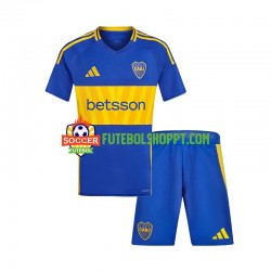 Camisola Júnior CA Boca Juniors Principais Equipamento 2024-2025 Manga Curta